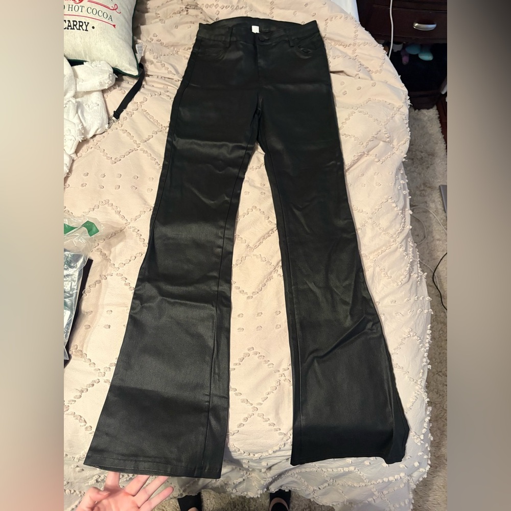 Amazon Women's Sleek Black Flare Pants
